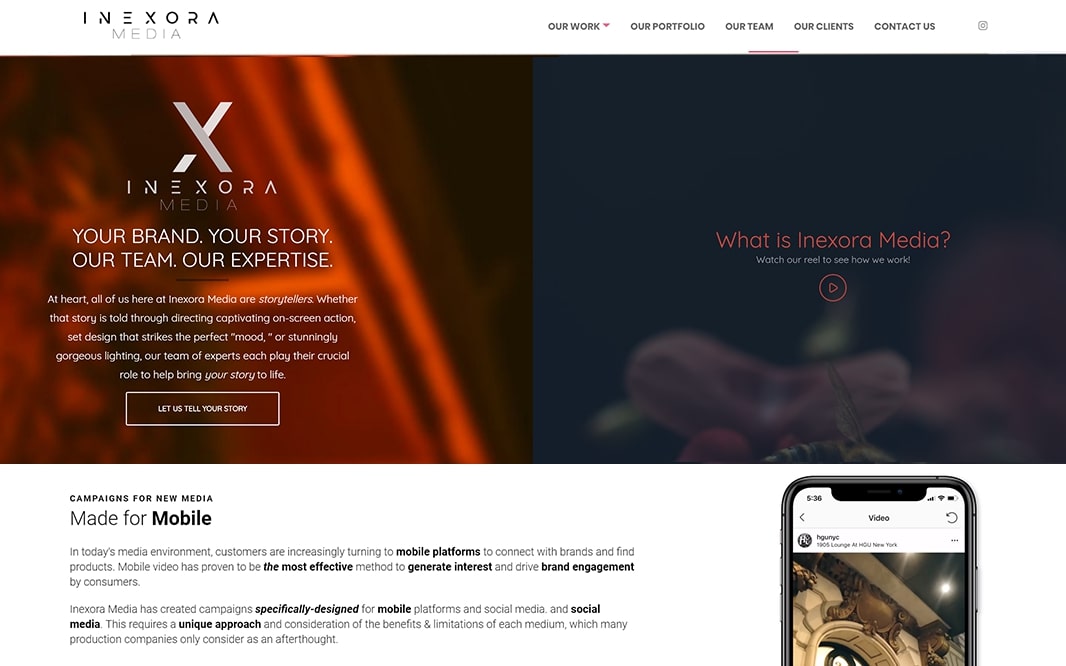 Inexora Media Rebrand Website sizedHD
