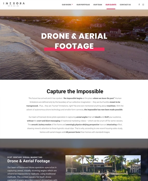 Inexora Media Drone Webpage Sized