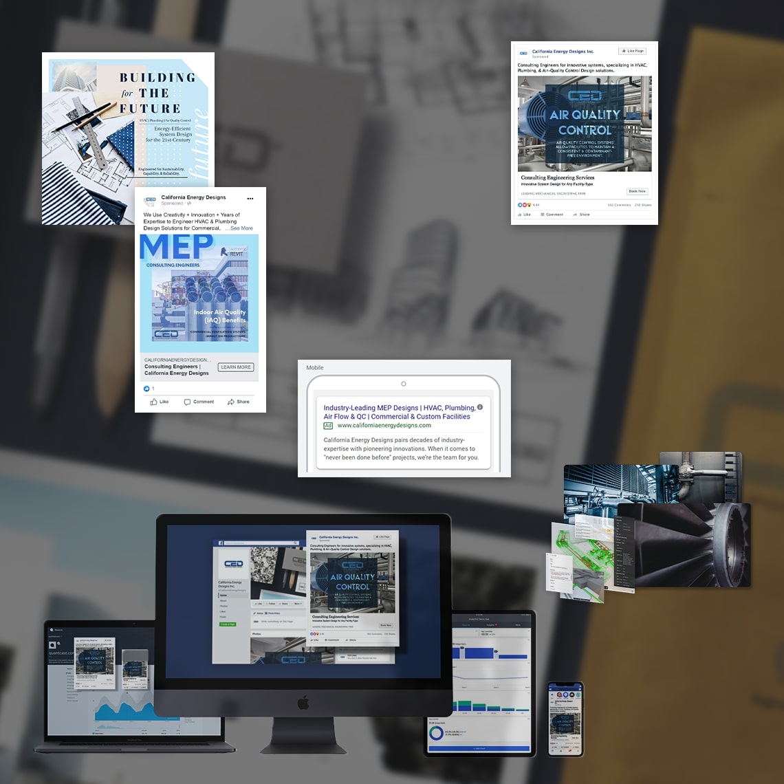 California Energy Designs Advertising Paid Media Assets banner