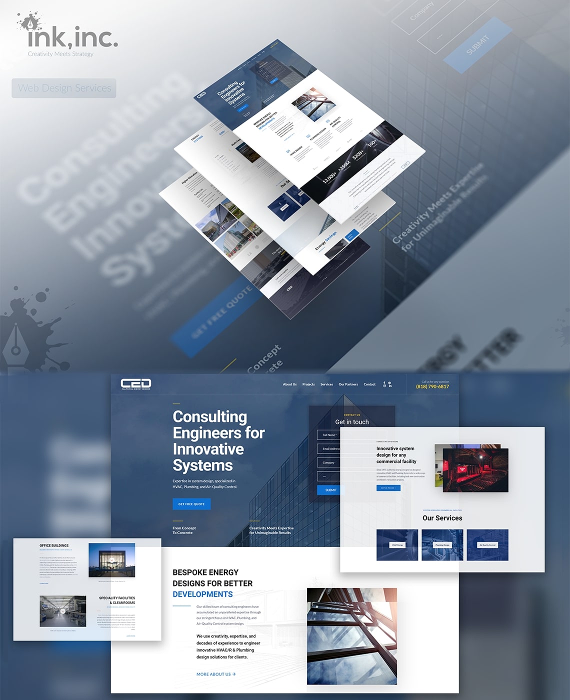 California Energy Designs Digital Experience Design Web Services Banner