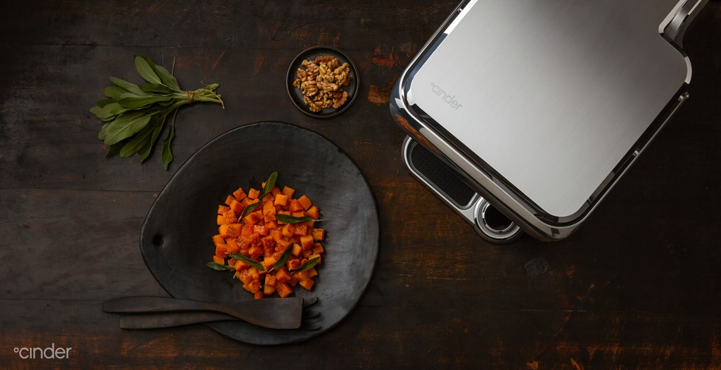 Cinder Grill Desora Product Relaunch Campaign Laptop