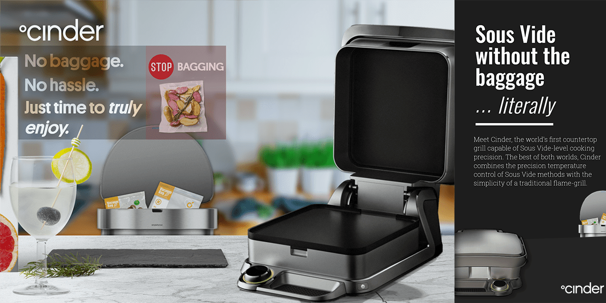 Cinder Grill Sous Vide Without Baggage Campaign Group min