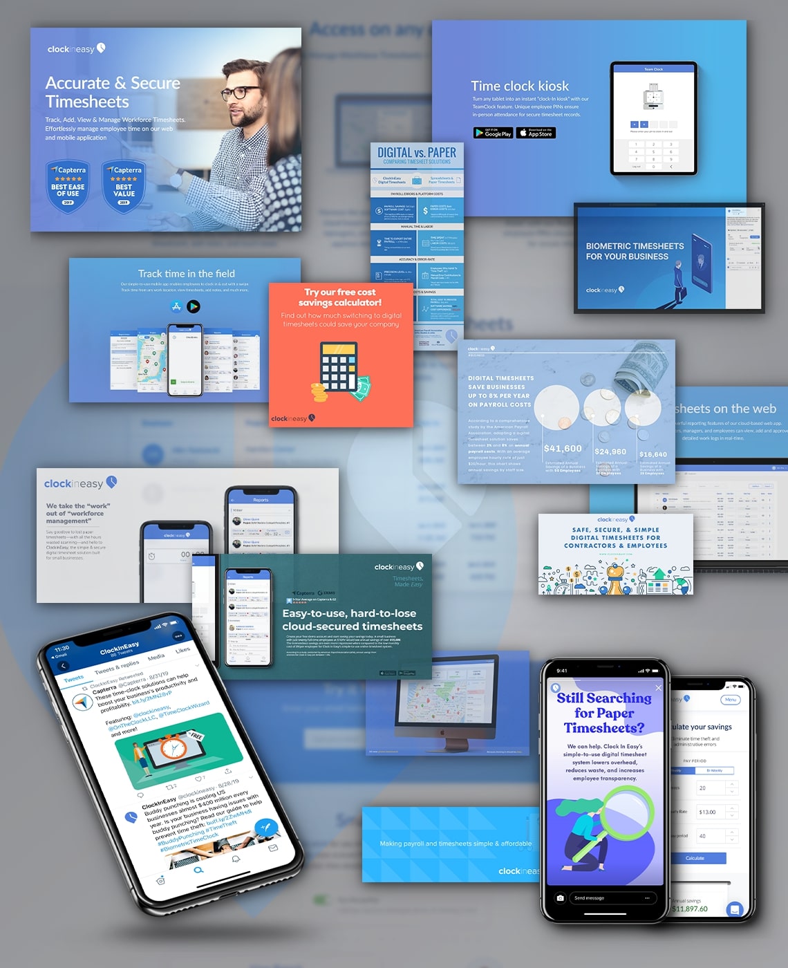 ClockInEasy Content Marketing Services Additional Assets BannerSized