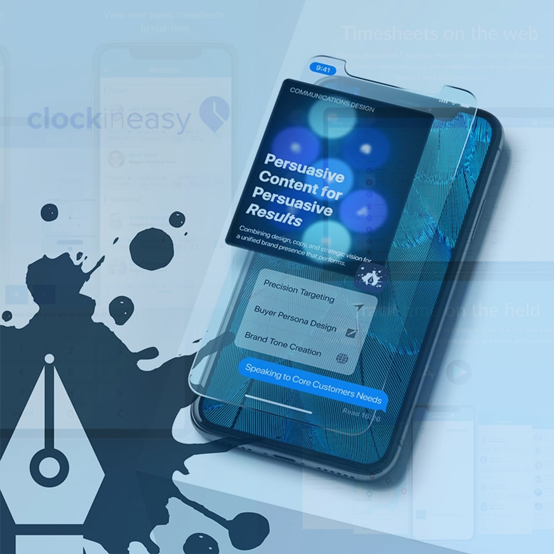 ClockInEasy Messaging Architecture Section BannerSized