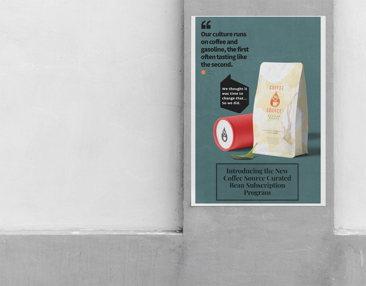 Coffee Source Flyers and OOH 02 Sized