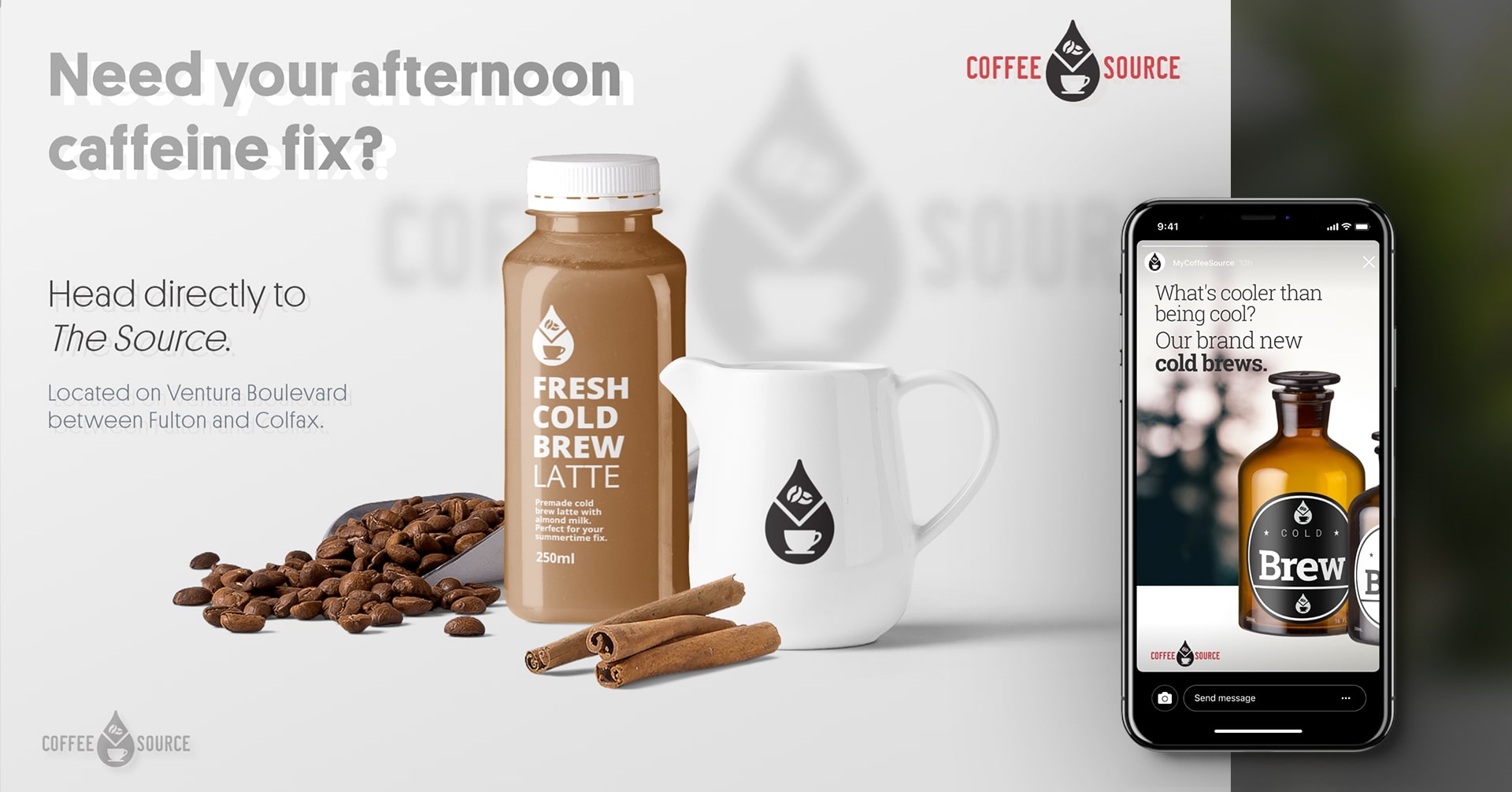 Coffee Source Afternoon Fix Cold Brew Promotion V1