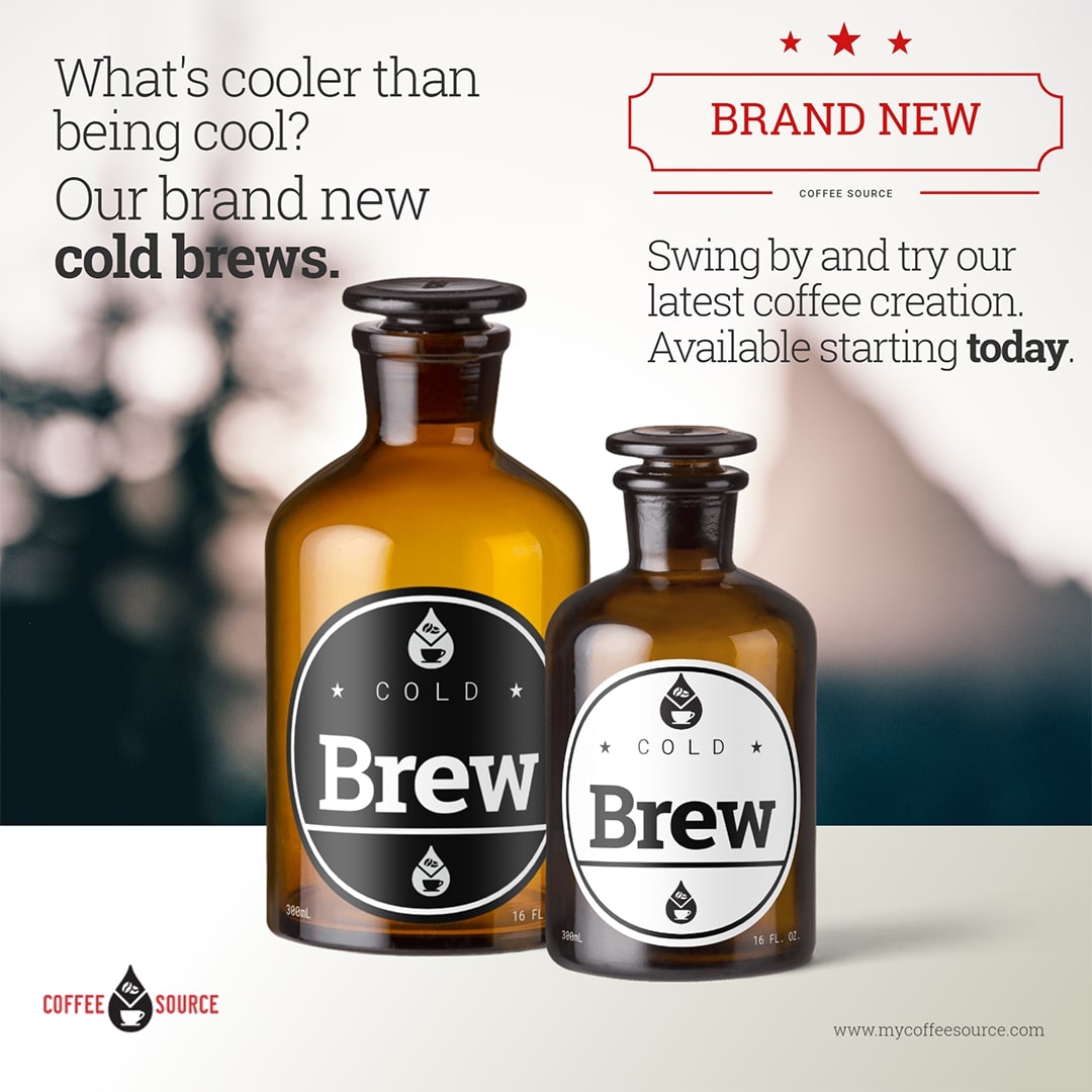 Coffee Source Cold Brew Promotion