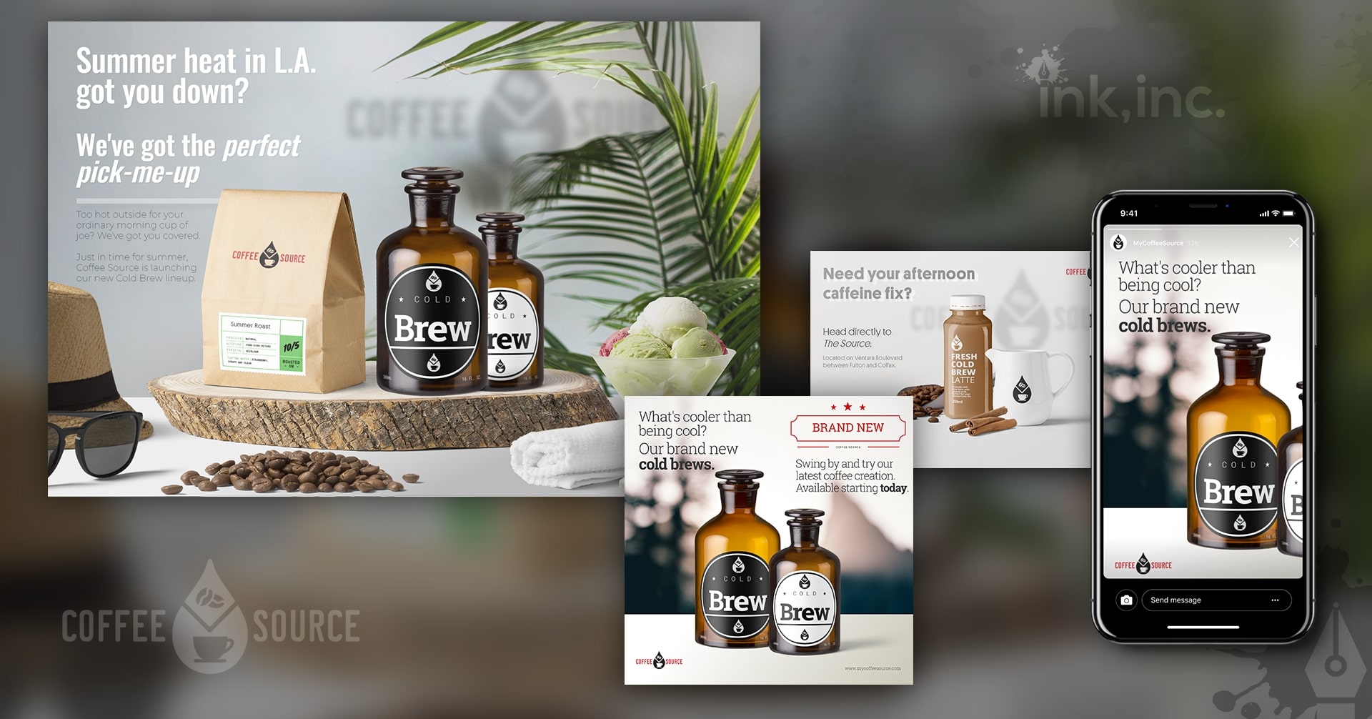 Coffee Source Cold Brew Promotions InkIncAll