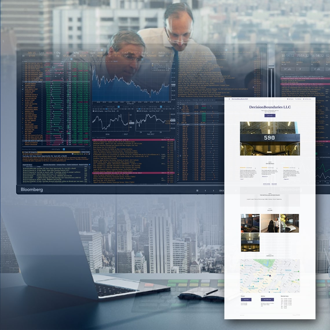 DecisionBoundaries Portfolio Intake Mockup