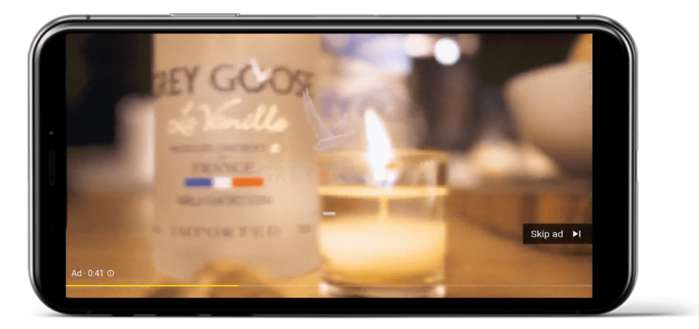 Brand Video Promotion for Grey Goose iPhone YouTube Ad Transparent min